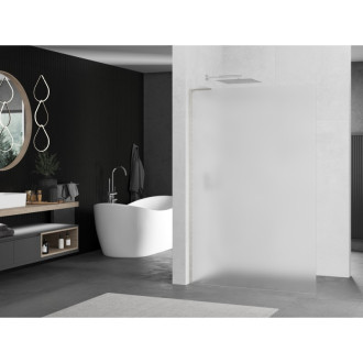 Mexen Kyoto L Walk-in sprchová stěna 70 x 200 cm, mráz, kartáčovaný nikl 800-070-103-97-30