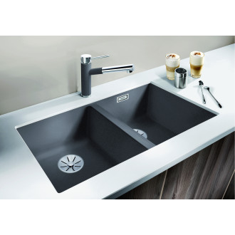 Blanco SUBLINE 350/350-U, dřez pod desku, bez odtokové sady bílá soft silgranit 527828