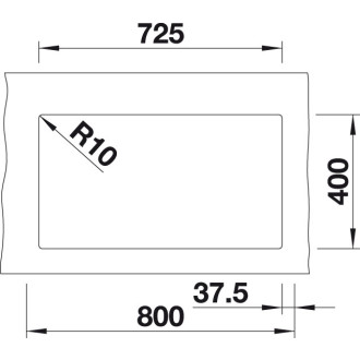 Blanco SUBLINE 350/350-U, dřez pod desku, bez odtokové sady bílá soft silgranit 527828