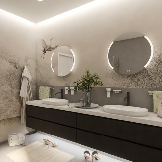 Nimco ZP 16000RVX Kulaté LED zrcadlo pr. 600 se dvěma dotykovými senzory