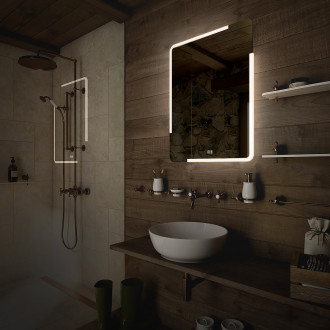 Nimco ZP 15002VX LED zrcadlo 600x800 se dvěma dotykovými senzory