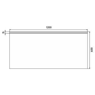 Nimco ZP 8006 LED zrcadlo 1200x600