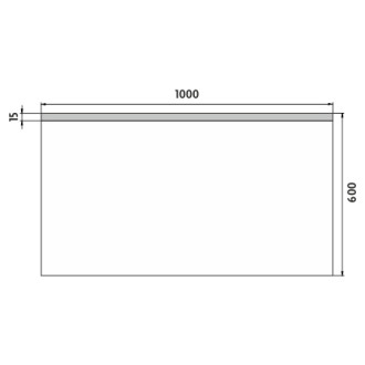 Nimco ZP 8004 LED zrcadlo 1000x600