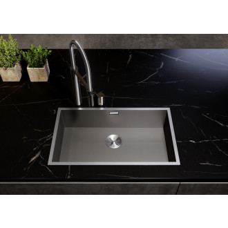 Blanco CLARON 500-IF dřez vestavný/do roviny DURINOX DarkSteel 527836