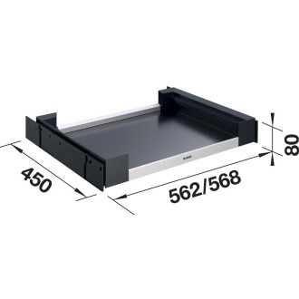 Blanco Flat Drawer 60 P - nízká organizační zásuvka 527665
