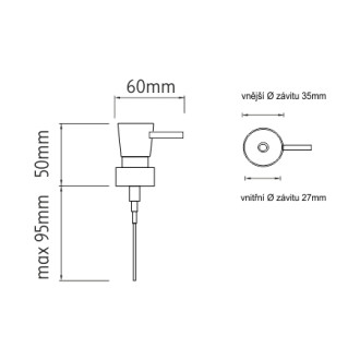 Nimco NIMCO 1028Z-26 náhradní pumpička 1028Z-26