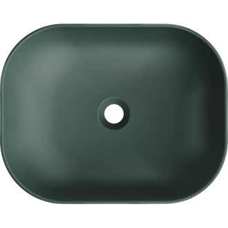 Mexen ROSA Umyvadlo na desku, tmavě zelená mat 21095047