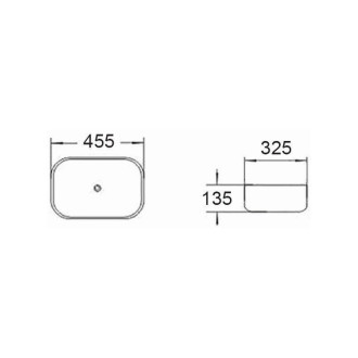 Mexen RITA Umyvadlo na desku, kámen 21084592