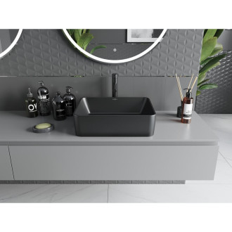 MEXEN CATIA  umyvadlo na desku, matná černá 21314885