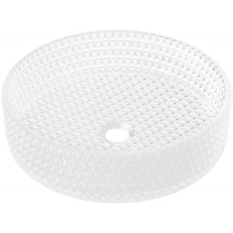 Mexen Aura skleněné umyvadlo na desku 39 x 39 cm, matné sklo - 24013930
