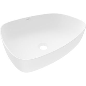 Mexen Ono umyvadlo na desku z konglomerátu 51 x 39 cm, bílá - 23045101