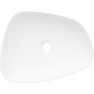 Mexen Ono umyvadlo na desku z konglomerátu 51 x 39 cm, bílá - 23045101