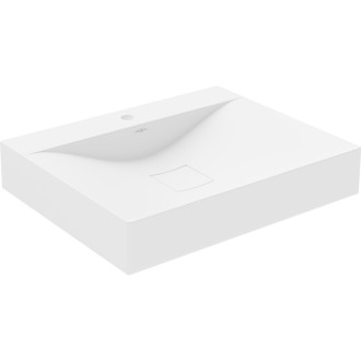 Mexen Poli umyvadlo na desku z konglomerátu 1/O 60 x 48 cm, bílá - 23026001