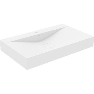 Mexen Poli umyvadlo na desku z konglomerátu 1/O 80 x 48 cm, bílá - 23028001