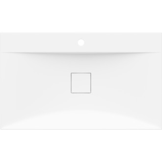 Mexen Poli umyvadlo na desku z konglomerátu 1/O 80 x 48 cm, bílá - 23028001