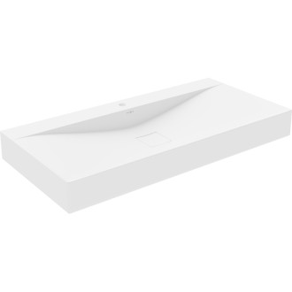 Mexen Poli umyvadlo na desku z konglomerátu 1/O 100 x 48 cm, bílá - 23021001