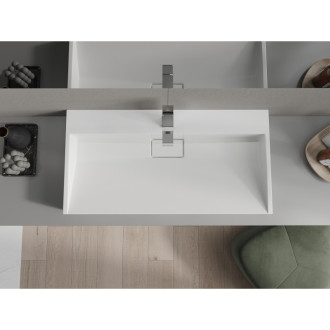 Mexen Ava umyvadlo na desku z konglomerátu 1/O 90 x 46 cm, bílá - 23019001