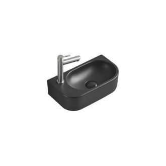 Mexen VIERA umyvadlo na desku, pravé 40 x 21 cm černá mat 21274085R