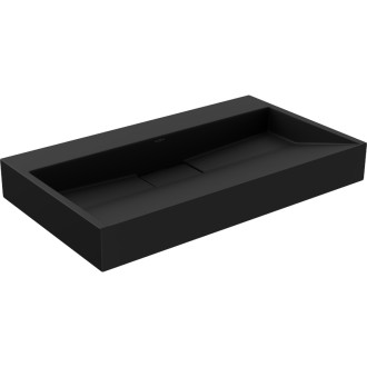 Mexen Ava umyvadlo na desku z konglomerátu B/O 80 x 46 cm, černá - 23018070