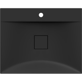 Mexen Poli umyvadlo na desku z konglomerátu 1/O 60 x 48 cm, černá - 23026071
