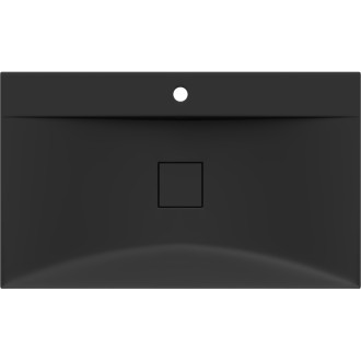 Mexen Poli umyvadlo na desku z konglomerátu 1/O 80 x 48 cm, černá - 23028071