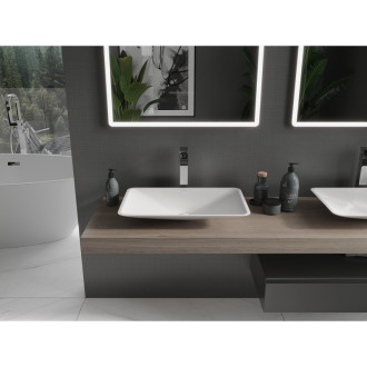 Mexen Esper umyvadlo na desku z konglomerátu 60 x 38 cm, bílá - 23036001