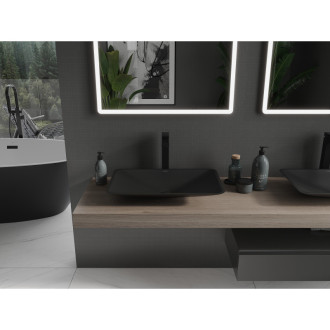 Mexen Esper umyvadlo na desku z konglomerátu 60 x 38 cm, černá - 23036071