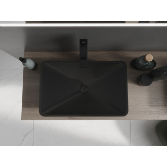 Mexen Esper umyvadlo na desku z konglomerátu 60 x 38 cm, černá - 23036071