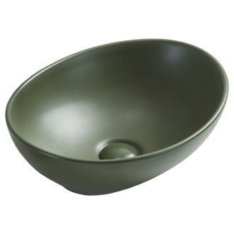 Mexen Elza umyvadlo na desku 40 x 33 cm, khaki mat - 21014043