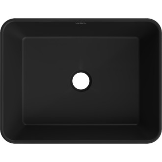 Mexen Catia umyvadlo na desku 48 x 37 cm, matná černo/zlatá stupnice - 21314878