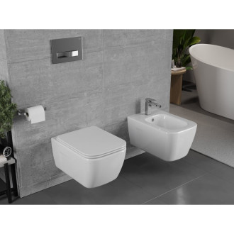 Mexen Margo rimless WC + SLIM soft-close sedátko, Duroplast, bílá 30420900