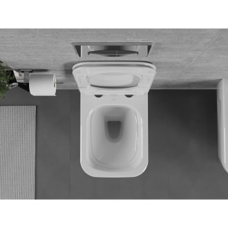 Mexen Margo rimless WC + SLIM soft-close sedátko, Duroplast, bílá 30420900