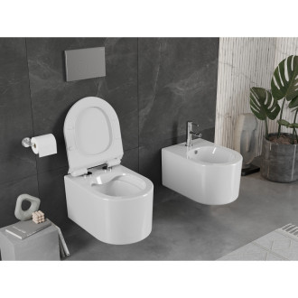 Mexen Sofia rimless WC + SLIM soft-close sedátko, Duroplast, bílá 30540100
