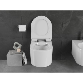 Mexen Sofia rimless WC + SLIM soft-close sedátko, Duroplast, bílá 30540100