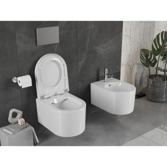 Mexen Sofia rimless WC se sedátkem soft-close, odolná, Duroplast, bílá 30540200