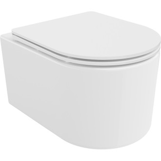 Mexen Sofia rimless WC + SLIM soft-close sedátko, Duroplast, bílá 30540300