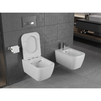 Mexen Stella rimless WC + SLIM soft-close sedátko, Duroplast, bílá 30680900