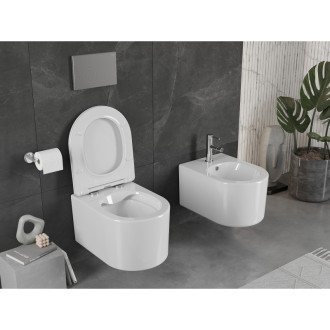 MEXEN SOFIA RIMLESS závěsný klozet 48 cm, bílý 3354XX00