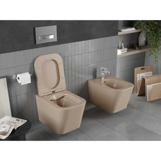 Mexen Teo rimless WC + SLIM soft-close sedátko, duroplast, cappuccino matt 30854064