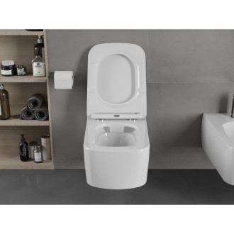MEXEN YORK RIMLESS SLIM závěsný klozet + deska DUROPLAST 30114000