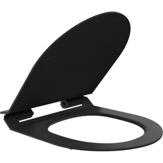 MEXEN SLIM WC sedátko, černá lesk 39010185