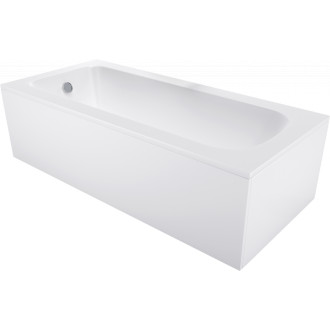 Mexen Vega obdélníková vana 130 x 70 cm s pláštěm, bílá - 55011307000X