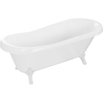 Mexen Retro volně stojící vana 170 x 75 cm bílá, bílé nohy - 53251707500-20