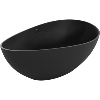 Mexen Parma volně stojící vana z konglomerátu 160 x 95 cm, matná černá - 57231609570