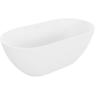 Mexen Rimini volně stojící vana z konglomerátu 150 x 75 cm, matná bílá - 57241507500