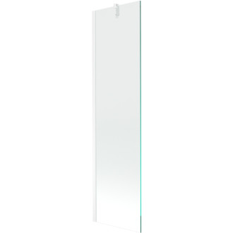 Mexen Next vanová zástěna jednokřídlá 50x150 cm, transparent, bílá 895-050-000-00-00-20