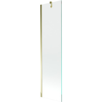 Mexen Next vanová zástěna jednokřídlá 50x150 cm, transparent, zlatá 895-050-000-00-00-50