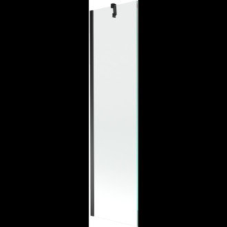 Mexen Next vanová zástěna jednokřídlá 50x150 cm, transparent, černá 895-050-000-00-00-70