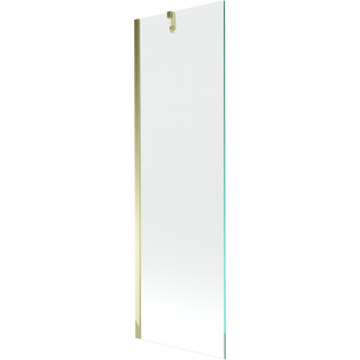 Mexen Next vanová zástěna jednokřídlá 60x150 cm, transparent, zlatá 895-060-000-00-00-50