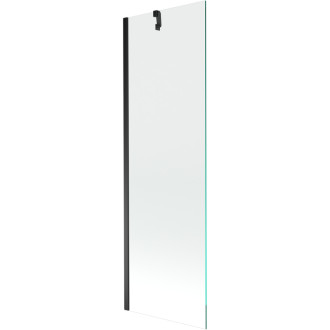 Mexen Next vanová zástěna jednokřídlá 60x150 cm, transparent, černá 895-060-000-00-00-70